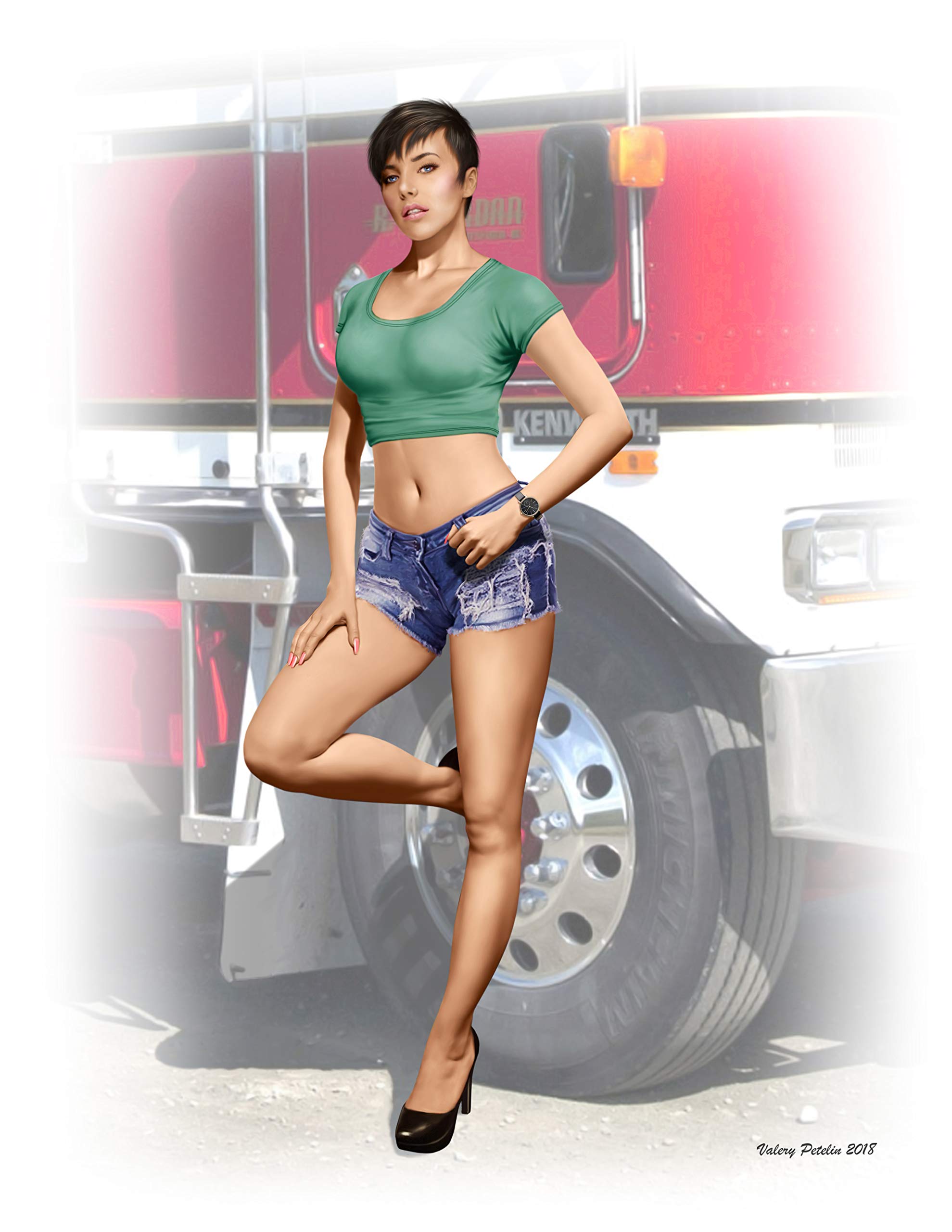 Master Box 24061 Mindy 1/24 Scale Model Kit - Long Haul Truck Enthusiasts